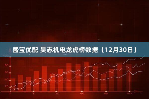 盛宝优配 昊志机电龙虎榜数据（12月30日）