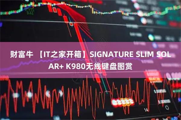 财富牛 【IT之家开箱】SIGNATURE SLIM SOLAR+ K980无线键盘图赏