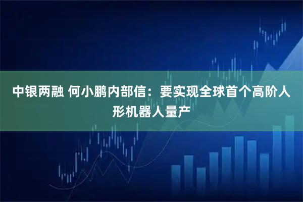 中银两融 何小鹏内部信：要实现全球首个高阶人形机器人量产